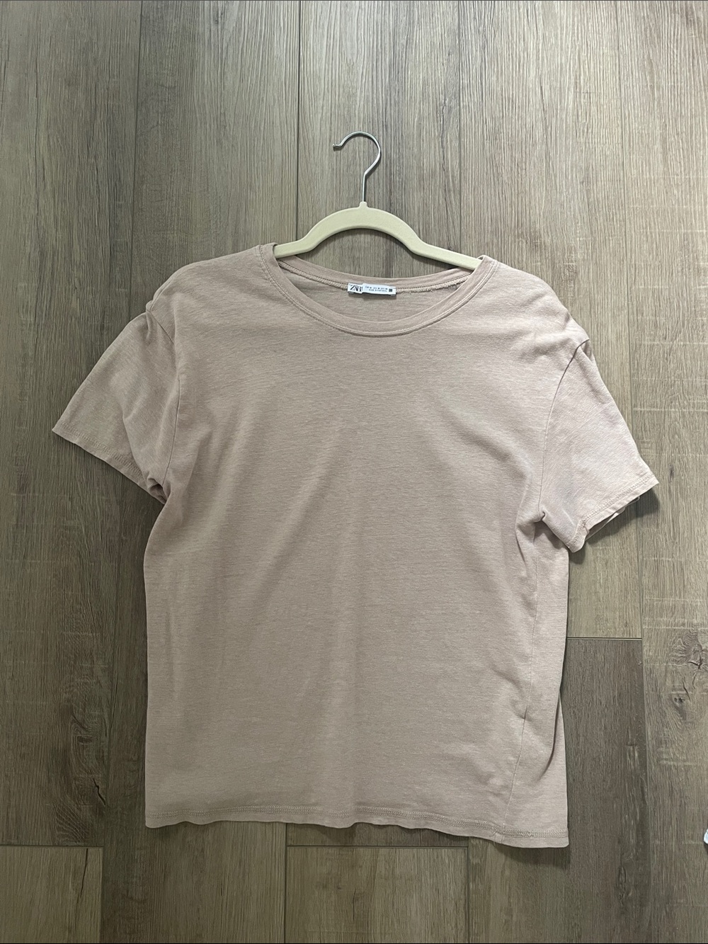 Women’s Crew Neck T-Shirt - Light Taupe